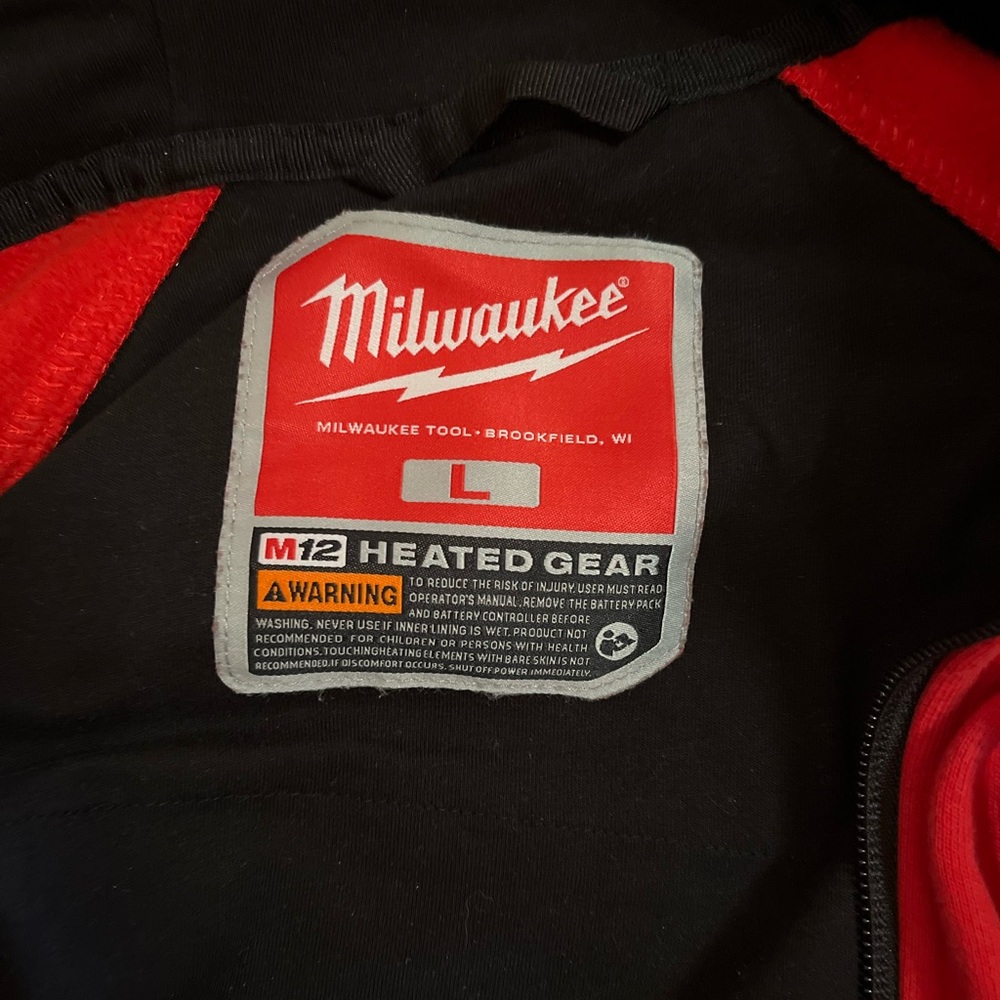 Milwaukee Heated zip hoodie